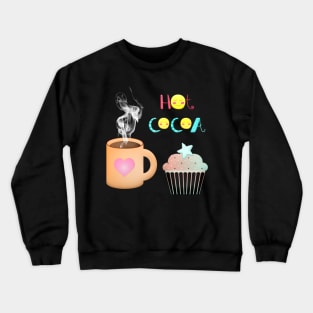 Christmas Hot Cocoa & Cup Cake Crewneck Sweatshirt